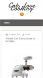 Mobile Screenshot of catslovecooking.com